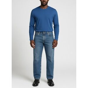 Wrangler Men's Relaxed Fit Blue Jeans Size 40x30 Casual Everyday Denim‎